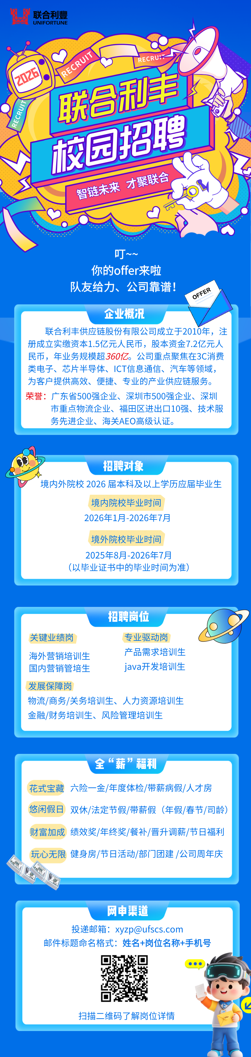 智链未来，才聚联合｜联合利丰 2026 届校园招聘持续进行中！